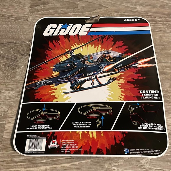 GI JOE flying chopper with hand, held launcher new - Picture 2 of 4